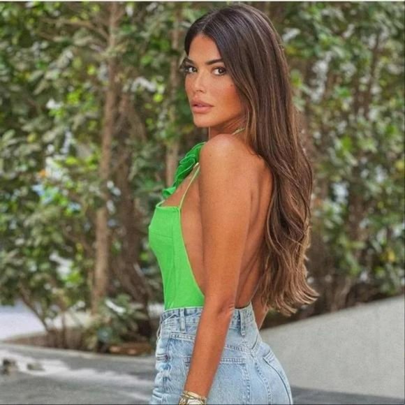 ZARA FLORAL SWIMSUIT - Picture 7 of 14